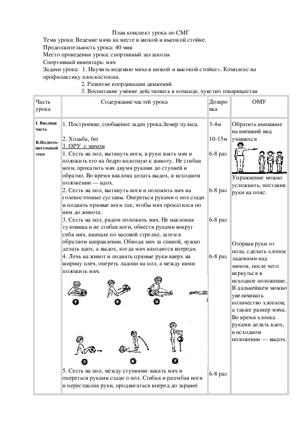 План конспект игры