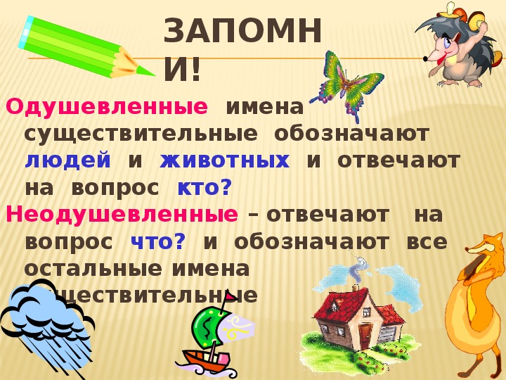 Технологическая карта урока одушевленные и неодушевленные имена существительные 2 класс