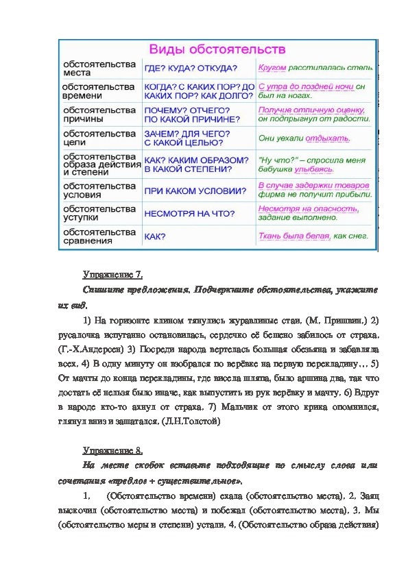 Задание 672 образуйте наречия по схемам