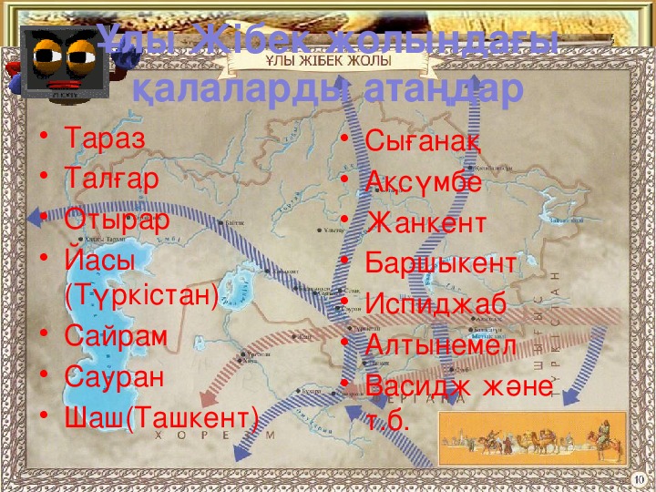 Ортағасырлық қалалар карта