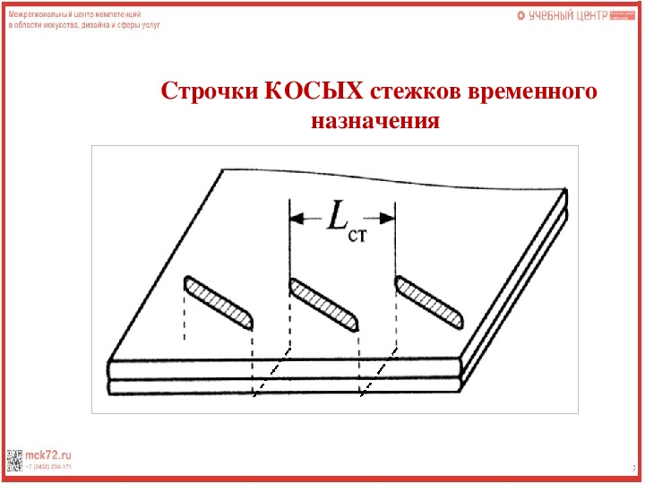 Наметочный шов схема