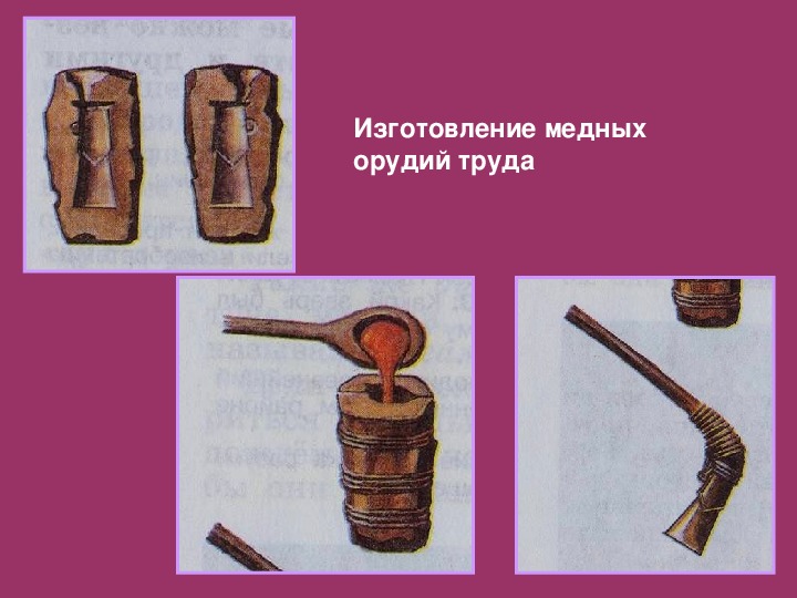 Изготовление орудия. Медные орудия труда. Появление медных орудий труда. Орудия труда из меди. Изготовление орудий труда.