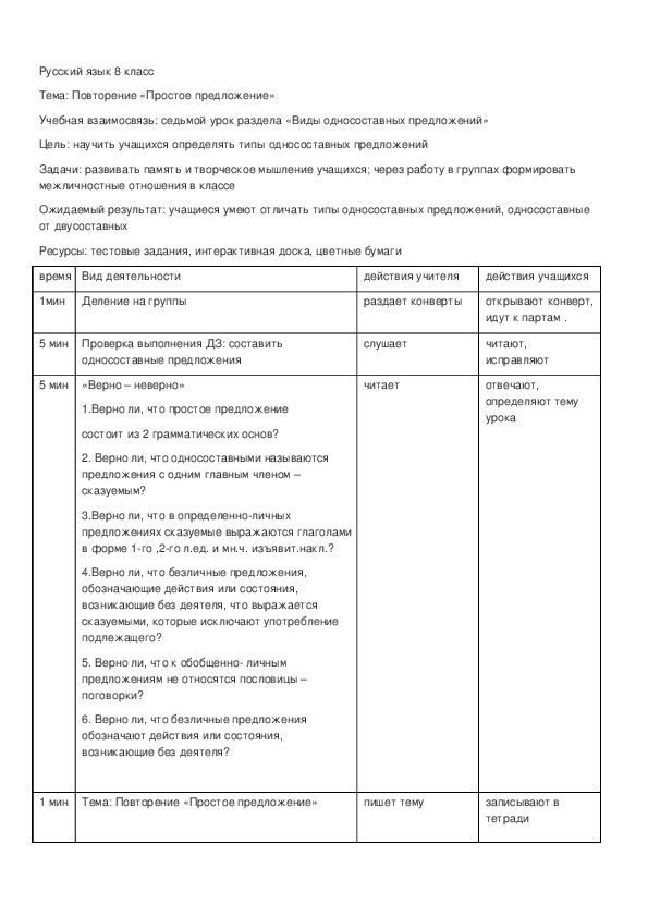 Предложение повторение 4 класс презентация