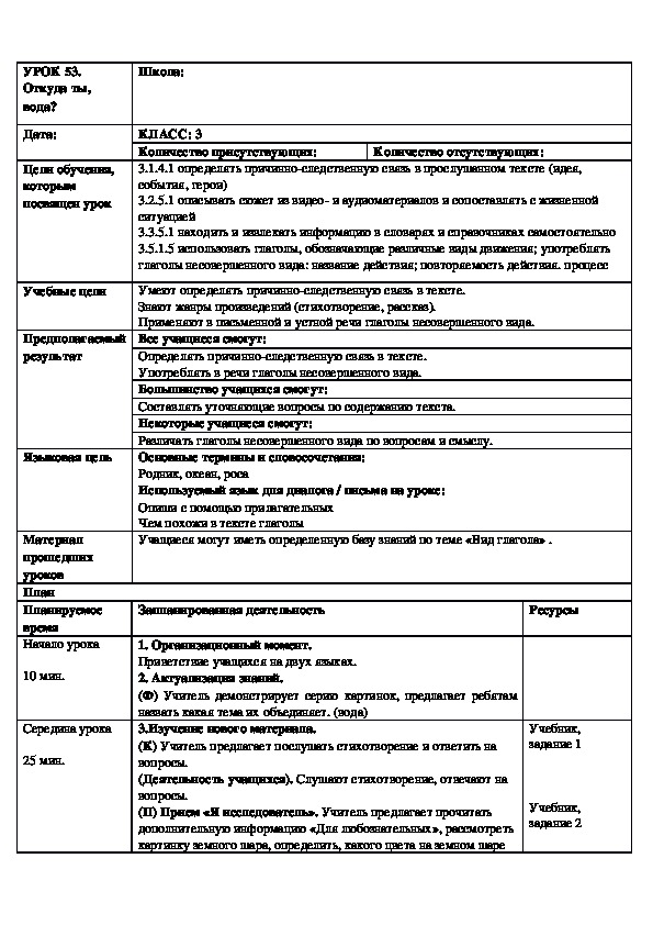 По русскому языку  на тему "Откуда ты, вода?"