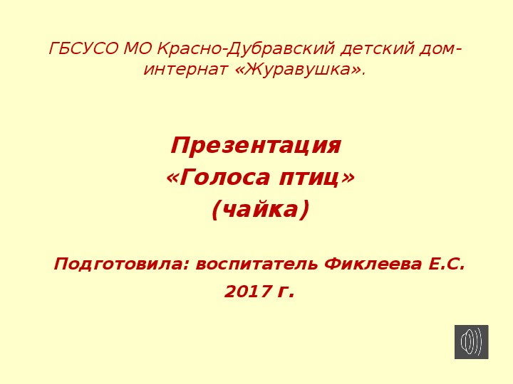 Презентация чайка долетевшая до звезд