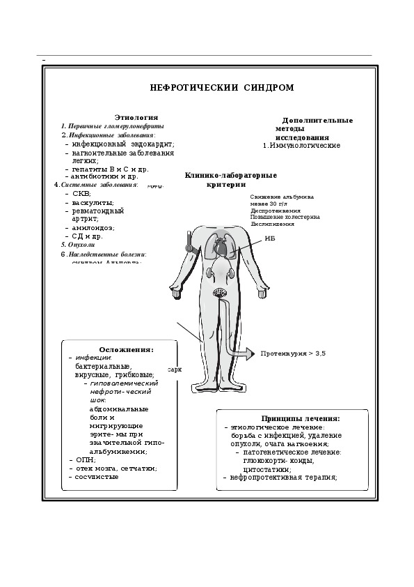 Какова правильная схема стандартной терапии дебюта нефротического синдрома