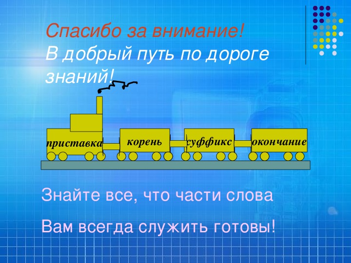 Презентация состав слова 3 класс перспектива