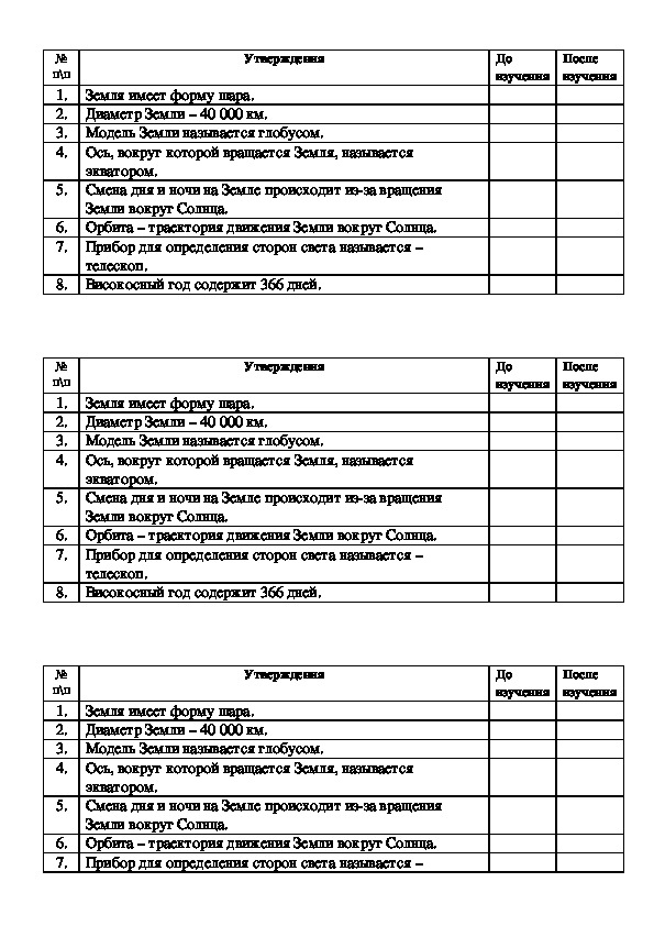 Обложка для материала Карточки - задания на тему "Строение Земли" (окружающий мир)