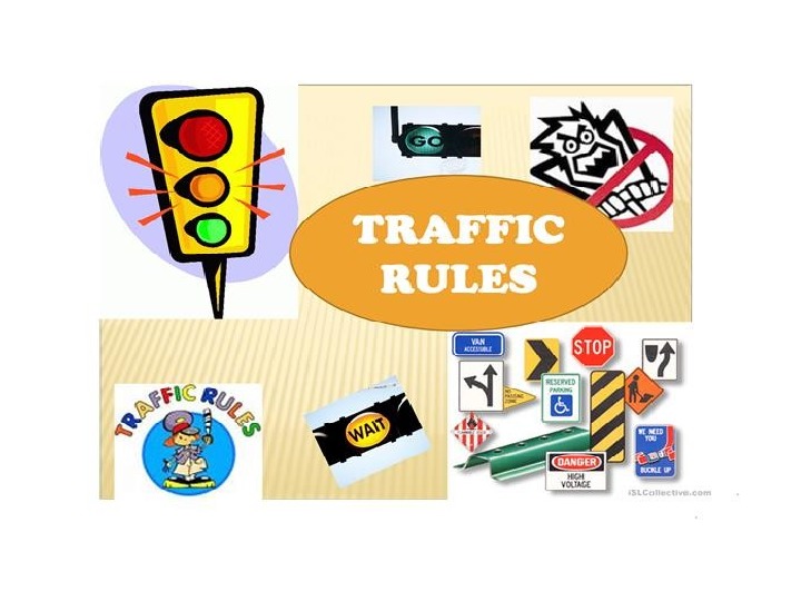 Презентация к уроку английского языка в 5 классе на тему "Traffic rules"