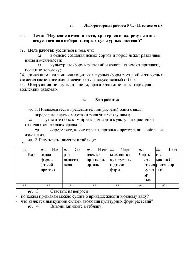 Лабораторная работа изучение изменчивости