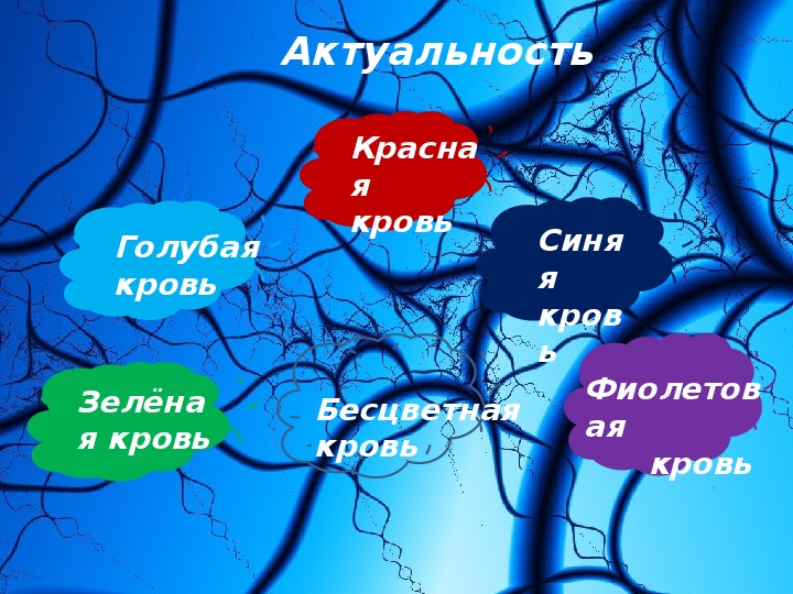 Голубая кровь миф или реальность индивидуальный проект