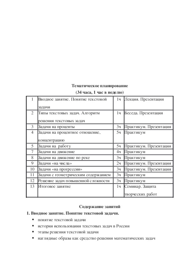 Программы факультатива математики. Решение текстовых задач 4 класс планирование. Решение текстовых задач тематическое планирование 9 класс. Факультатив решение текстовых задач 4 класс разработки уроков. Факультатив математика 9 класс.