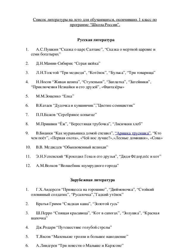 Школьная программа по литературе 1 класс. Список литературы на лето для 1 класса по программе школа России. Летнее чтение после 1 класса школа России список. Список чтения на лето после 1 класса. Список на лето 1 класс школа России.