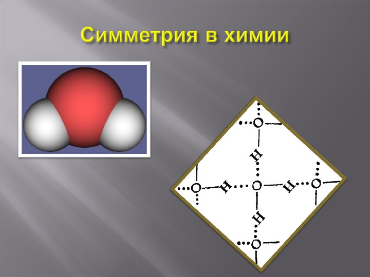 Симметрия в химии презентация