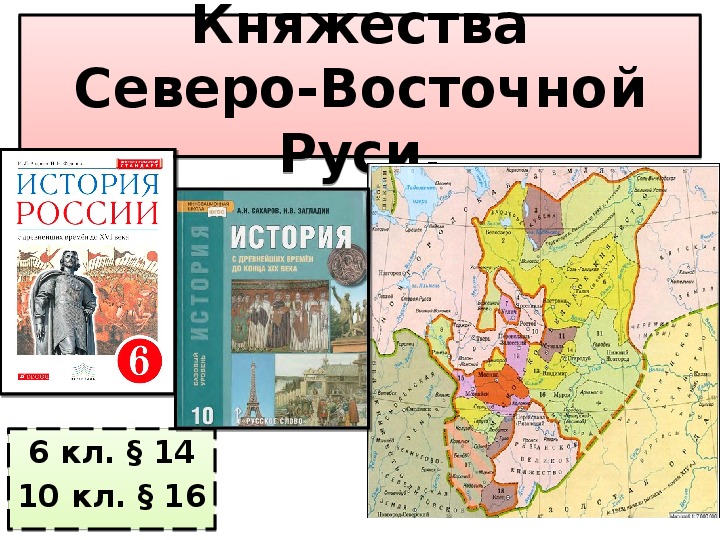 Презентация по истории на тему "Княжества Северо-Восточной Руси" (6 класс, история).