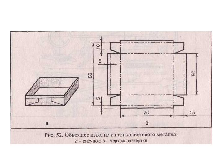 Графическое изображение деталей из металла и искусственных материалов