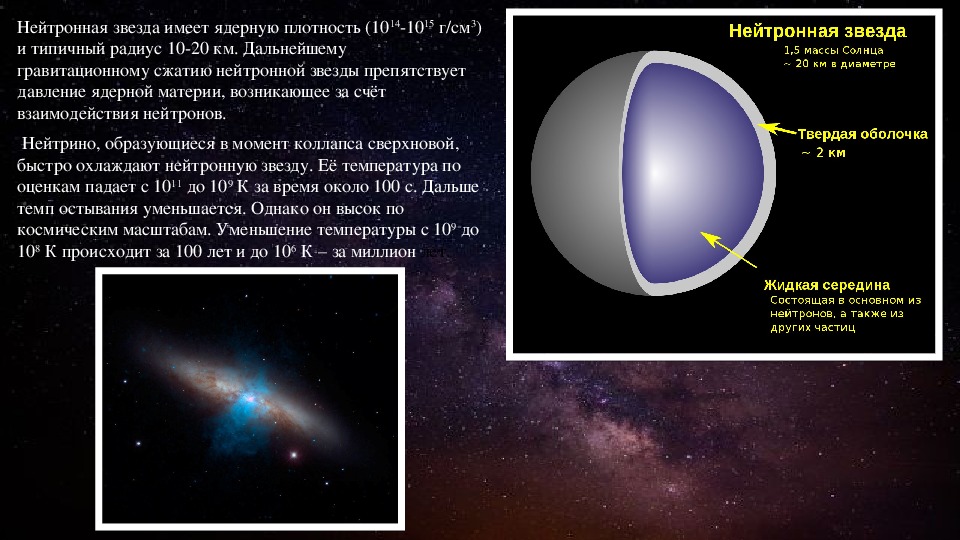 Нейтронные звезды презентация 11 класс