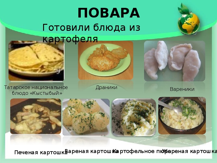 Приготовление блюд из картофеля конспект урока сбо