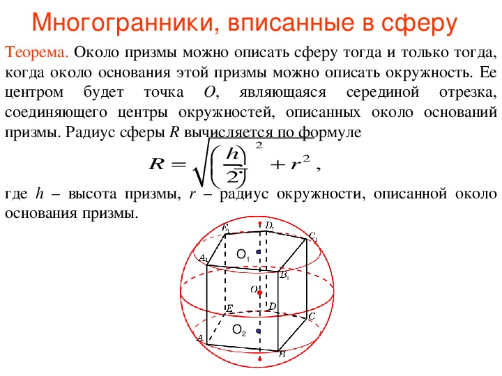 Описан около сферы