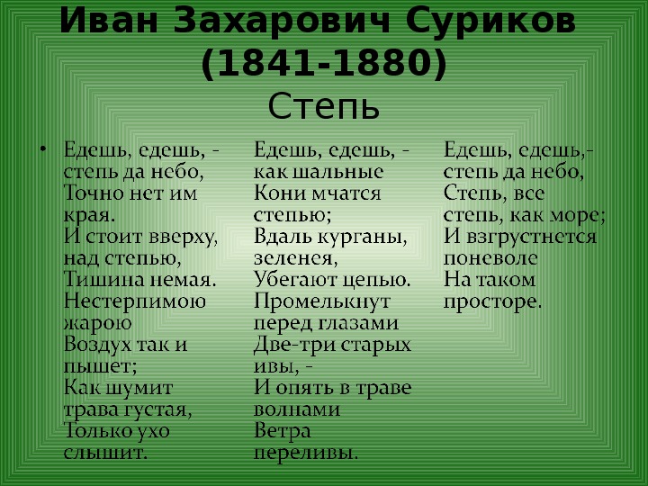 Суриков в степи. Суриков степь. Иван Захарович Суриков степь. Суриков степь стихотворение. Стихотворение в степи Сурикова.