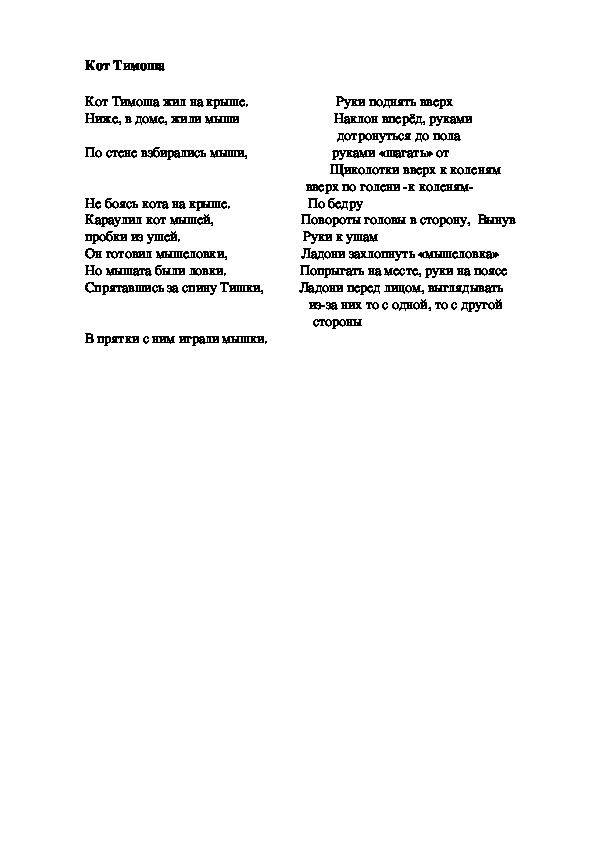 Обложка для материала Игра "Кот Тимоша"