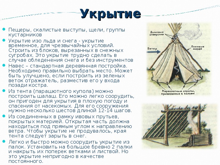 Сооружение укрытий. Типы временных укрытий ОБЖ 6 класс. Сооружение временного укрытия ОБЖ 8 класс. ОБЖ 6 класс тема сооружение временного жилища. Оборудование временного укрытия ОБЖ 6 класс.