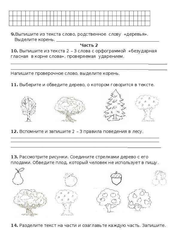 История одной яблоньки комплексная работа 2 класс. Спор деревьев Ушинский. Спор деревьев Ушинский комплексная работа. Спор деревьев Ушинский иллюстрации. Спор деревьев комплексная работа.