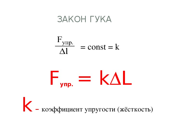 Как формулируется закон гука 7 класс физика