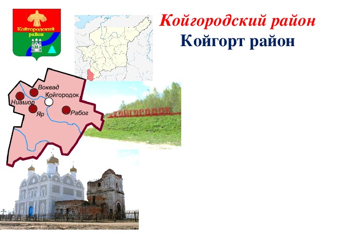 Карта койгородского района со спутника