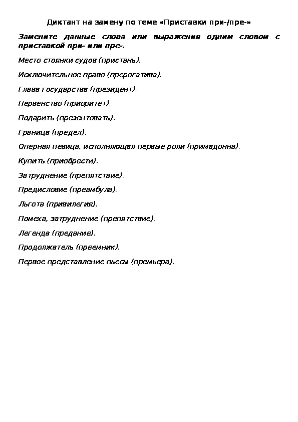 «Пре» или «При»: коварные слова, в которых можно перепутать приставку