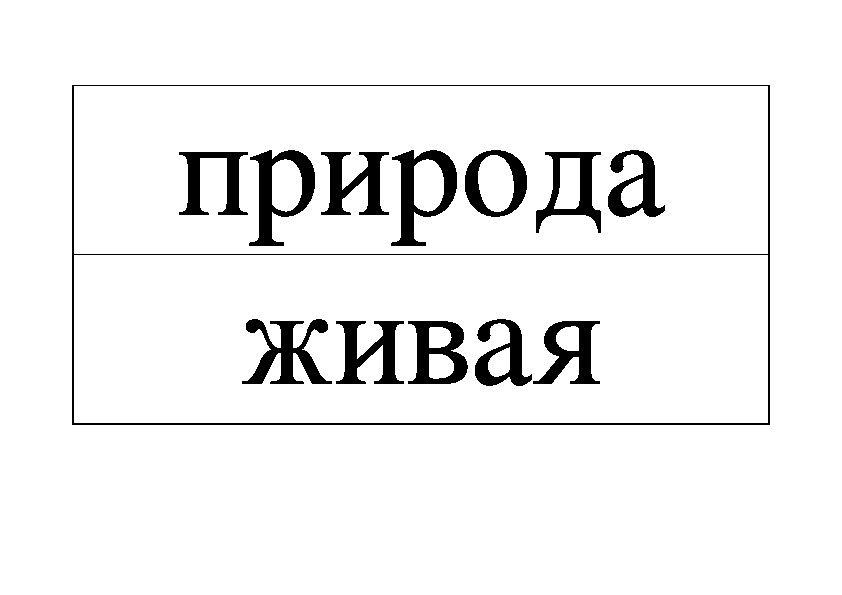 Обложка для материала Конспект урока по окружающему миру на тему "Живая и неживая природа" 1 класс + презентация