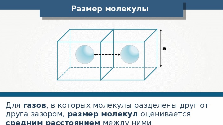 Определить длину молекулы