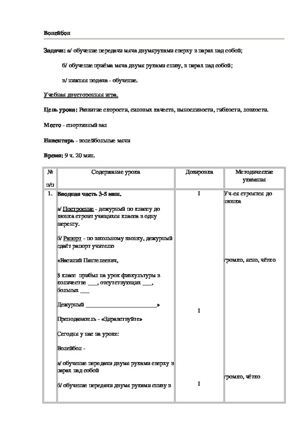 Обложка для материала Волейбол