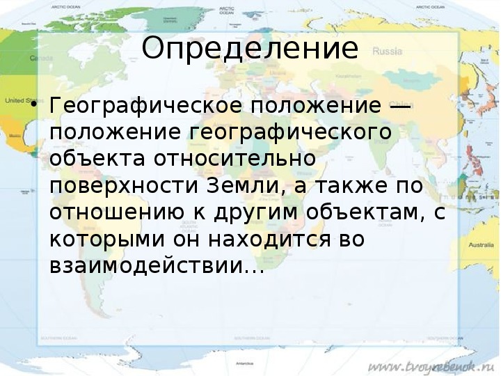 Географическое положение картинки для презентации