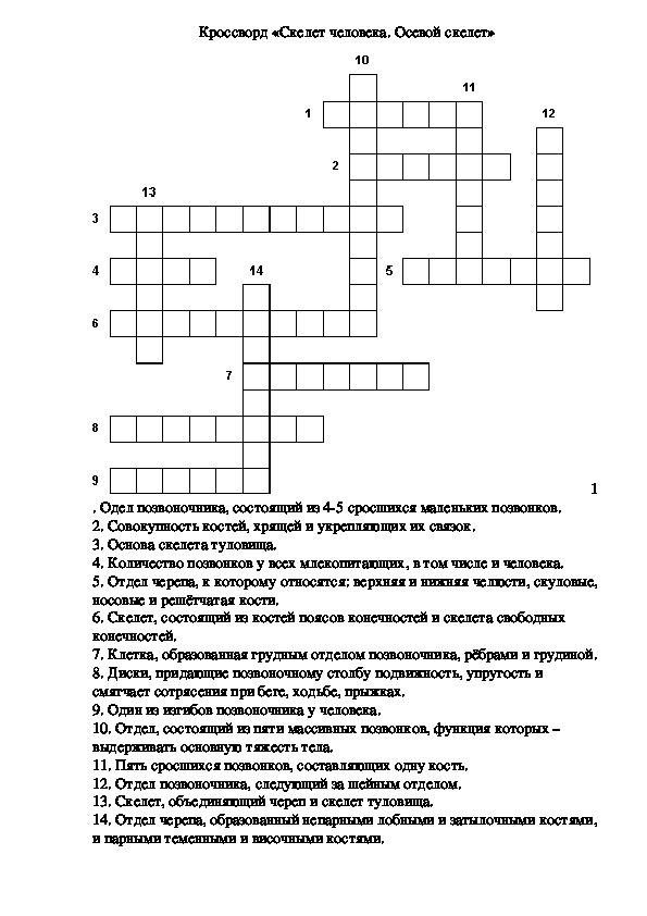 Скульптурное изображение туловища человека кроссворд