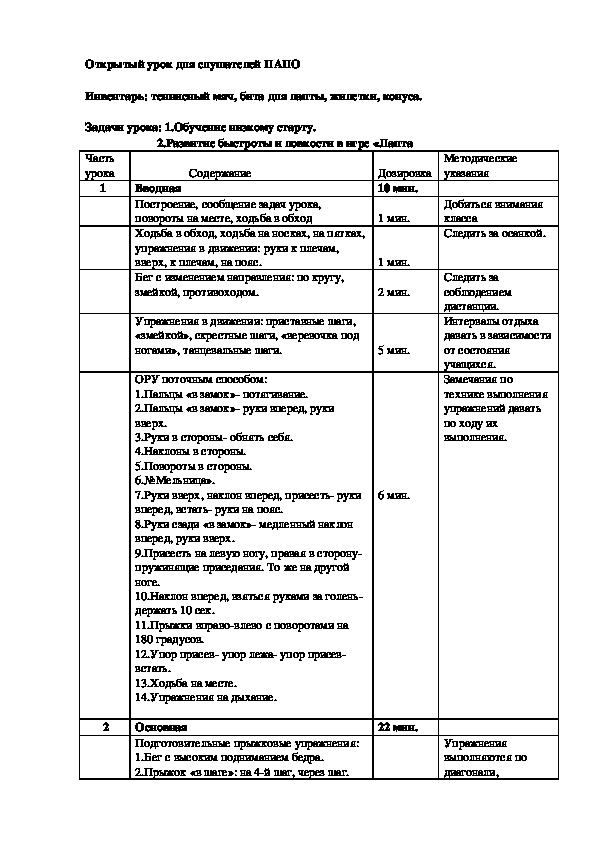 Обложка для материала Открытый урок для слушателей ПАПО