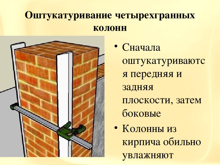 Технологическая карта оштукатуривание