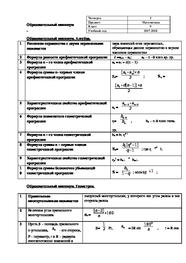 Физика 9 класс 1 четверть