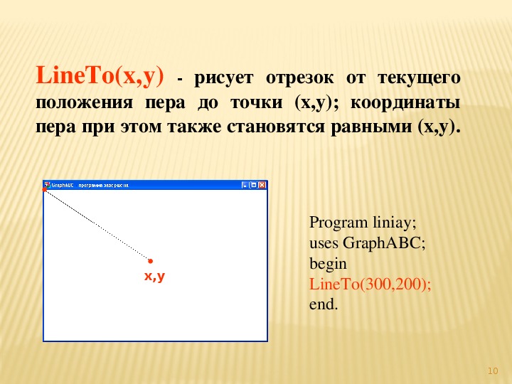 Графика в паскаль презентация