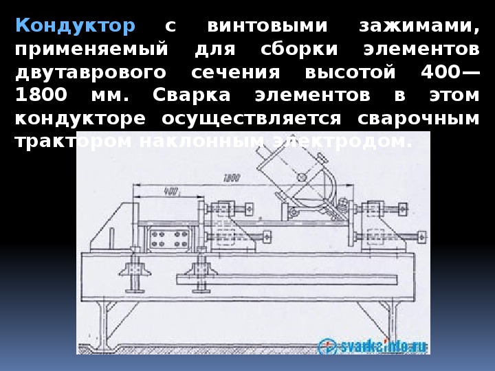 Назовите сборочно сварочное приспособление изображенное на рисунке