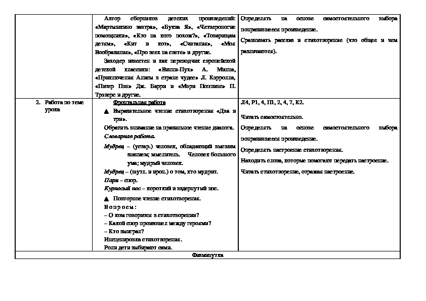 План пересказ будем знакомы