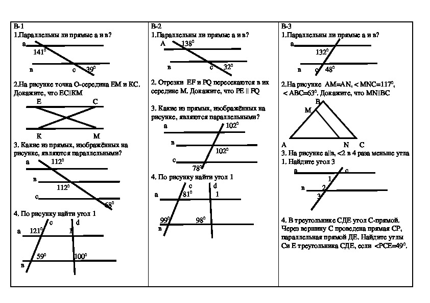 Параллельные прямые контрольная работа 6 класс. Свойства параллельных прямых 7 класс геометрия задачи. Параллельные прямые задачи на доказательство 7 класс. Параллельные прямые признаки параллельности. Задачи на параллельные прямые 7 класс геометрия.