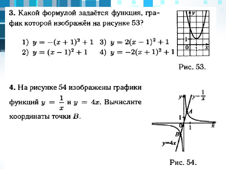 Графики функций 9 класс огэ презентация