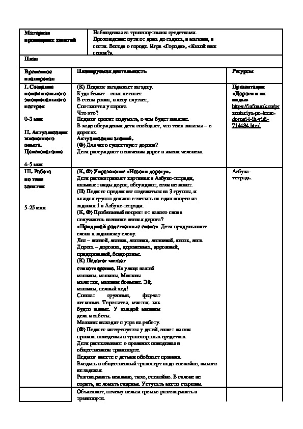 Поурочный план по биологии 8 класс