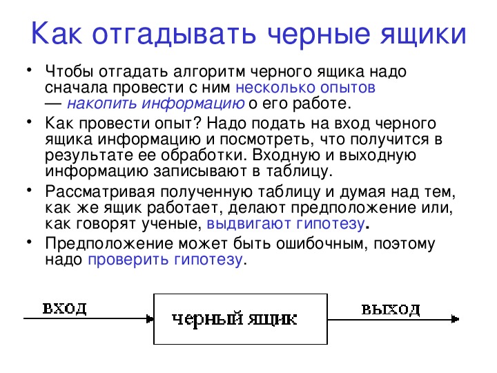 Черным ящиком в организации управления проектом называют