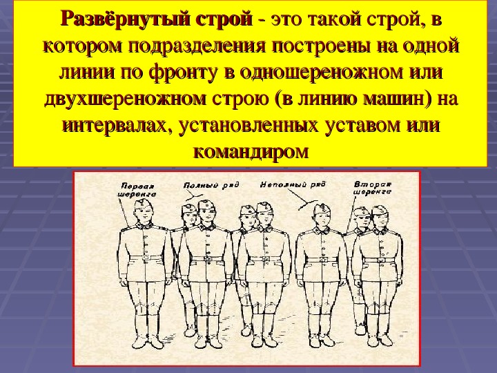 Строим называется. Развернутый Строй. Развернутый одношереножный Строй. Развернутый и походный Строй. Развернутый двухшереножный Строй.