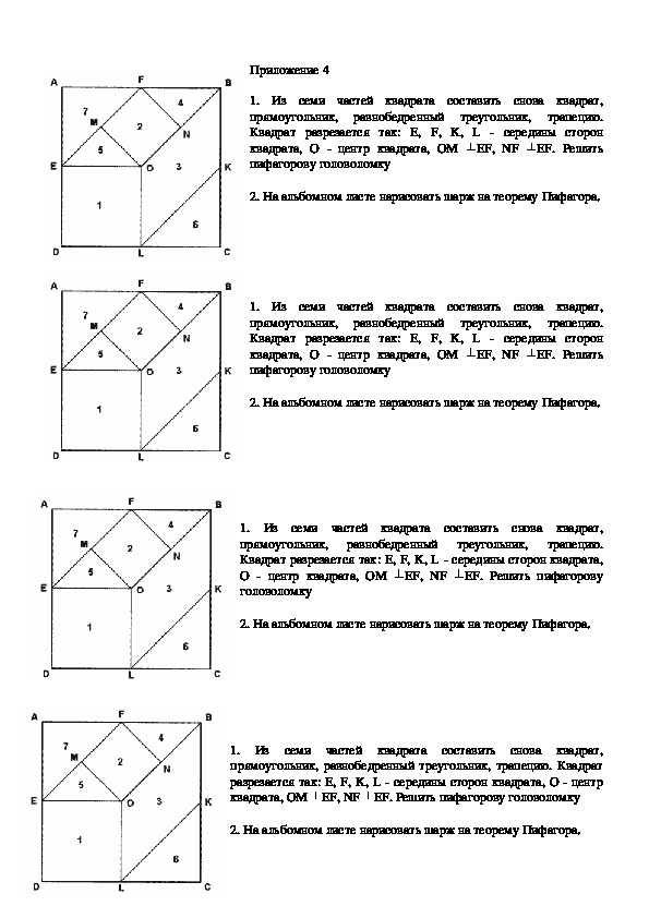 Методическая разработка к уроку по теме: "Теорема Пифагора – её история и значение"