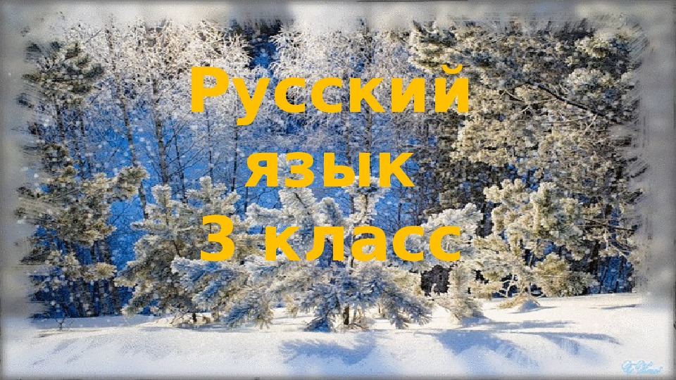 Урок по русскому языку на тему "Род имён существительных"