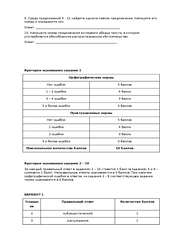 Диагностическая работа по русскому языку 9 класс. Диагностическая работа по русскому.