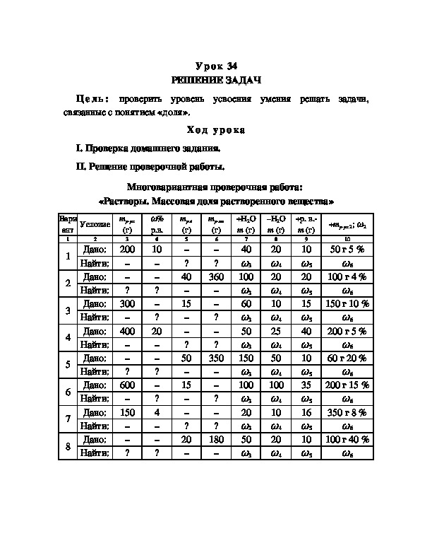 Обложка для материала РЕШЕНИЕ ЗАДАЧ С ПОНЯТИЕМ "ДОЛЯ"